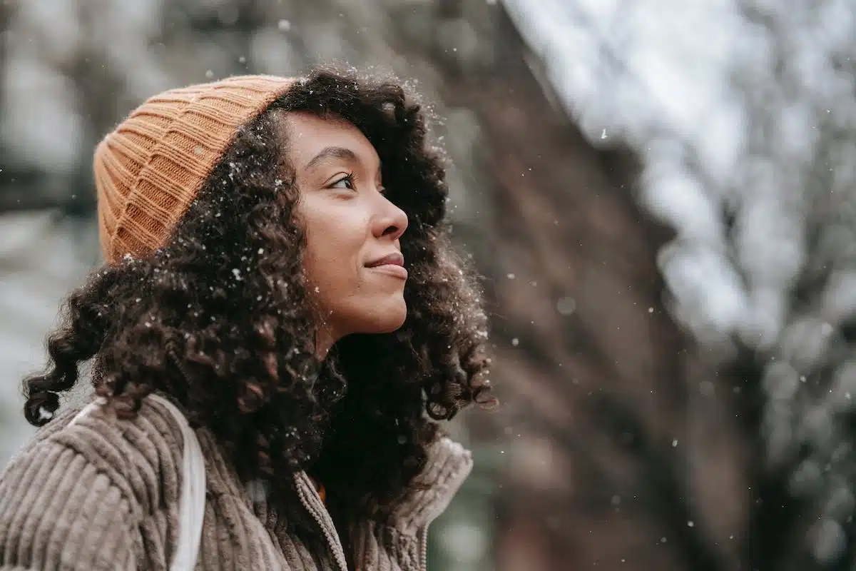 cheveux hiver