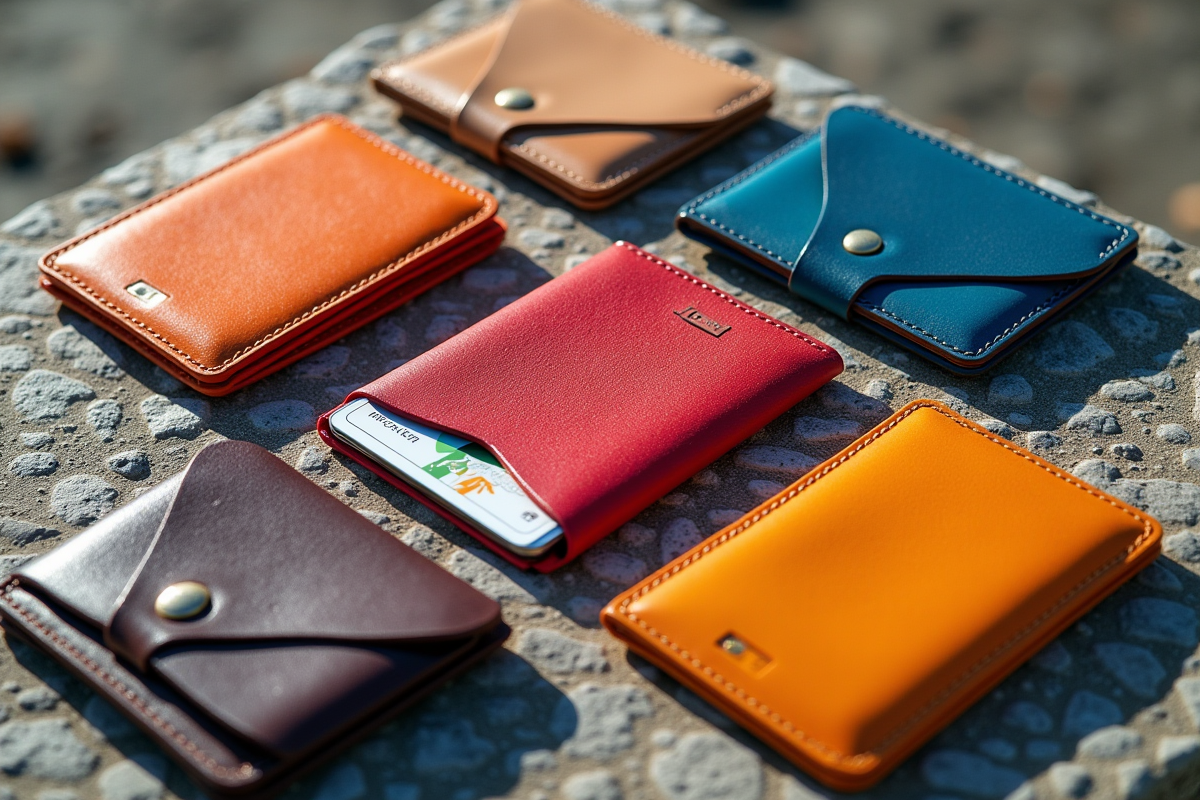 porte-cartes cuir